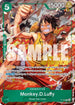 Monkey.D.Luffy (OP16 Release Event Winner) (P-135) - One Piece Promotion Cards Foil