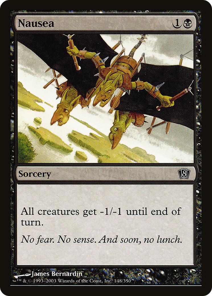 Nausea (8ED-148) - 8th Edition Foil