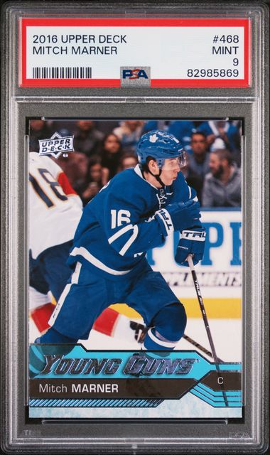 2016-17 Upper Deck #468 Mitch Marner PSA 9 (Rookie) | Eastridge Sports Cards