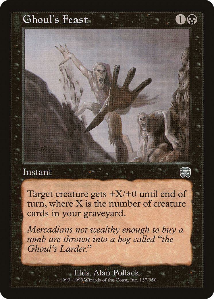 Ghoul's Feast (MMQ-137) - Mercadian Masques Foil