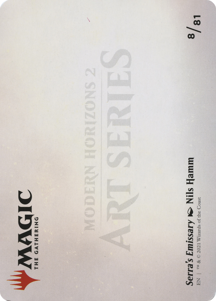 Serra's Emissary // Serra's Emissary (AMH2-008) - Modern Horizons 2 Art Series (Borderless) Foil