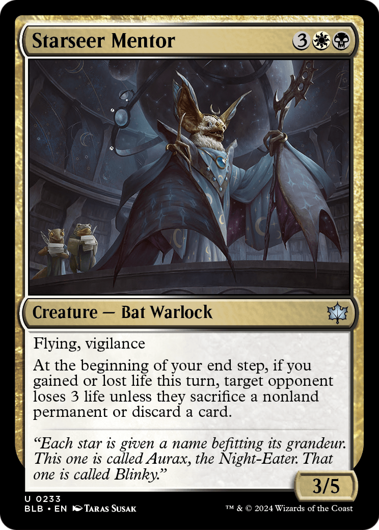 Starseer Mentor (BLB-233) - Bloomburrow Foil