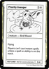 Priority Avenger (CMB1-) - Mystery Booster Playtest Cards 2019