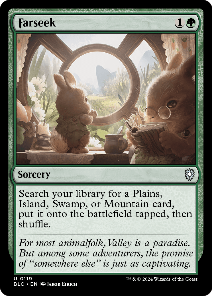 Farseek (BLC-119) - Bloomburrow Commander
