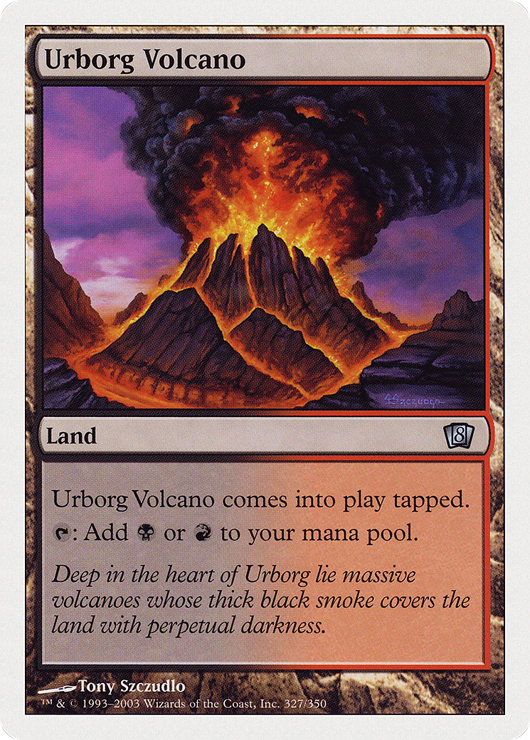 Urborg Volcano (8ED-327) - 8th Edition