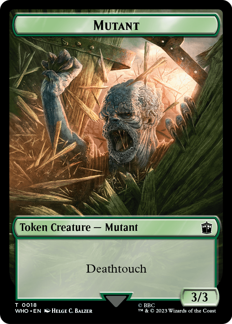 Mutant (TWHO-018) - Doctor Who Tokens