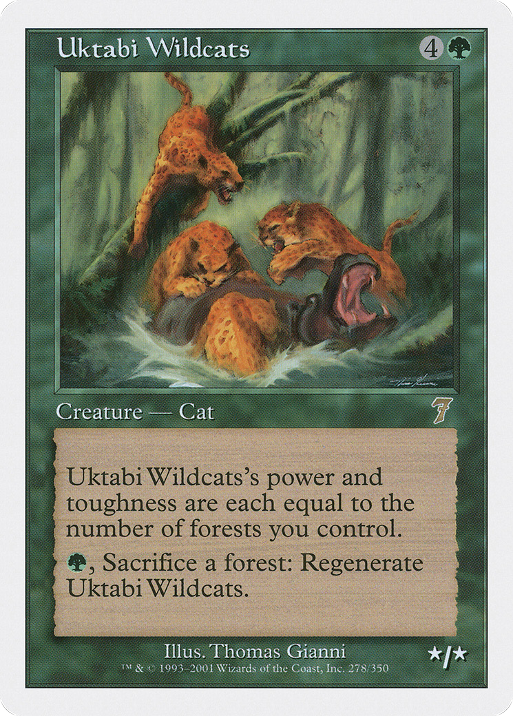 Uktabi Wildcats (7ED-278) - 7th Edition