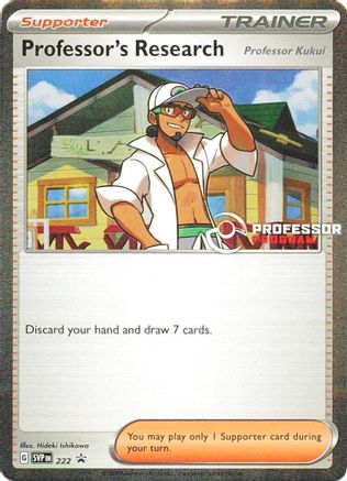 Professor's Research [Professor Kukui] (222) Holofoil [Professor Program Promos] - Promo