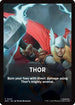 Thor Theme Card (MSC-047) - Commander: Marvel Super Heroes
