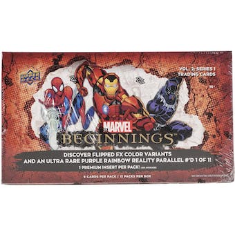 Upper Deck Marvel Beginnings Hobby Box