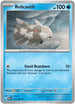 Relicanth 017  - Reverse Holofoil ME05 Pitch Black - Uncommon