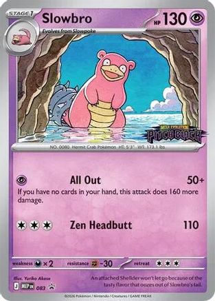 Slowbro (Pitch Black Stamped) (083) Holofoil [ME Mega Evolution Promo] - Promo