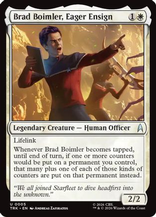 Brad Boimler, Eager Ensign (TRK-005) - Star Trek