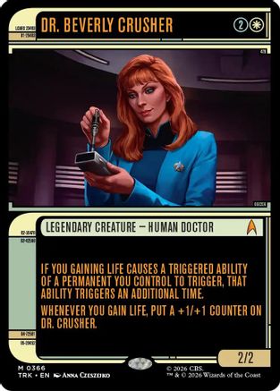 Dr. Beverly Crusher (Showcase) (TRK-366) - Star Trek Foil