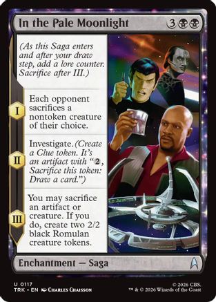 In the Pale Moonlight (TRK-117) - Star Trek Foil