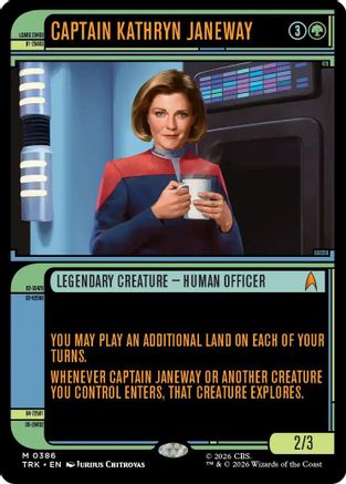 Captain Kathryn Janeway (Showcase) (TRK-386) - Star Trek