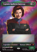 Captain Kathryn Janeway (Borderless) (Signed) (TRK-1704) - Star Trek Foil