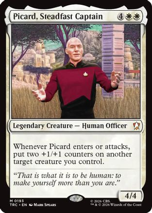 Picard, Steadfast Captain (TRC-193) - Commander: Star Trek