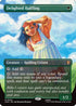 Delighted Halfling (Borderless) (HOC-025) - The Hobbit: Eternal-Legal Foil