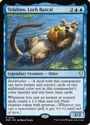 Tolabow, Loch Rascal (-012) - Mystery Booster: Commander Edition Foil