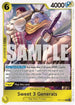 Sweet 3 Generals (OP17-114) - The World's Strongest Warriors Foil