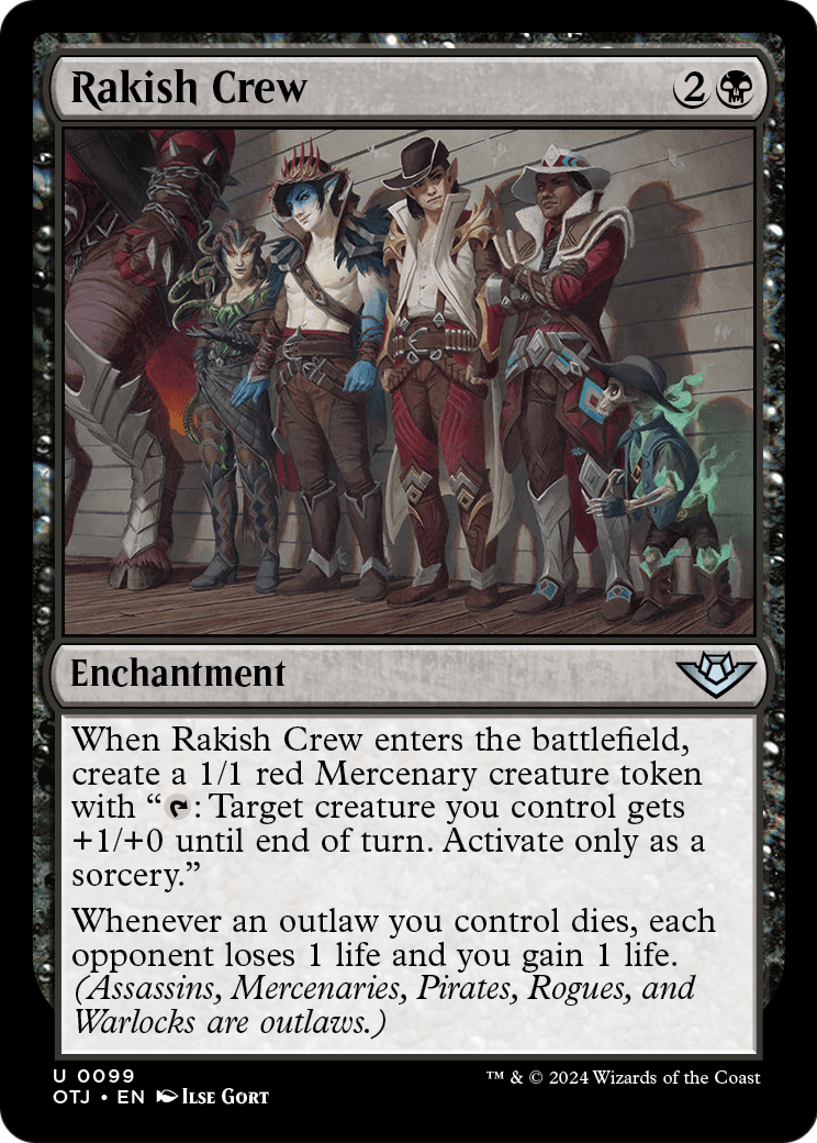 Rakish Crew (OTJ-099) - Outlaws of Thunder Junction Foil