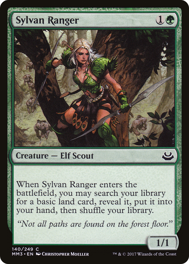Sylvan Ranger (MM3-140) - Modern Masters 2017 Foil