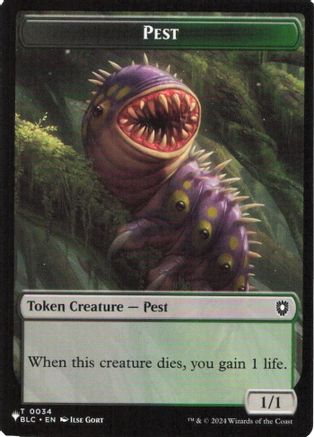 Pest // Angel Double-Sided Token (LIST-34 // 3) - The List Reprints