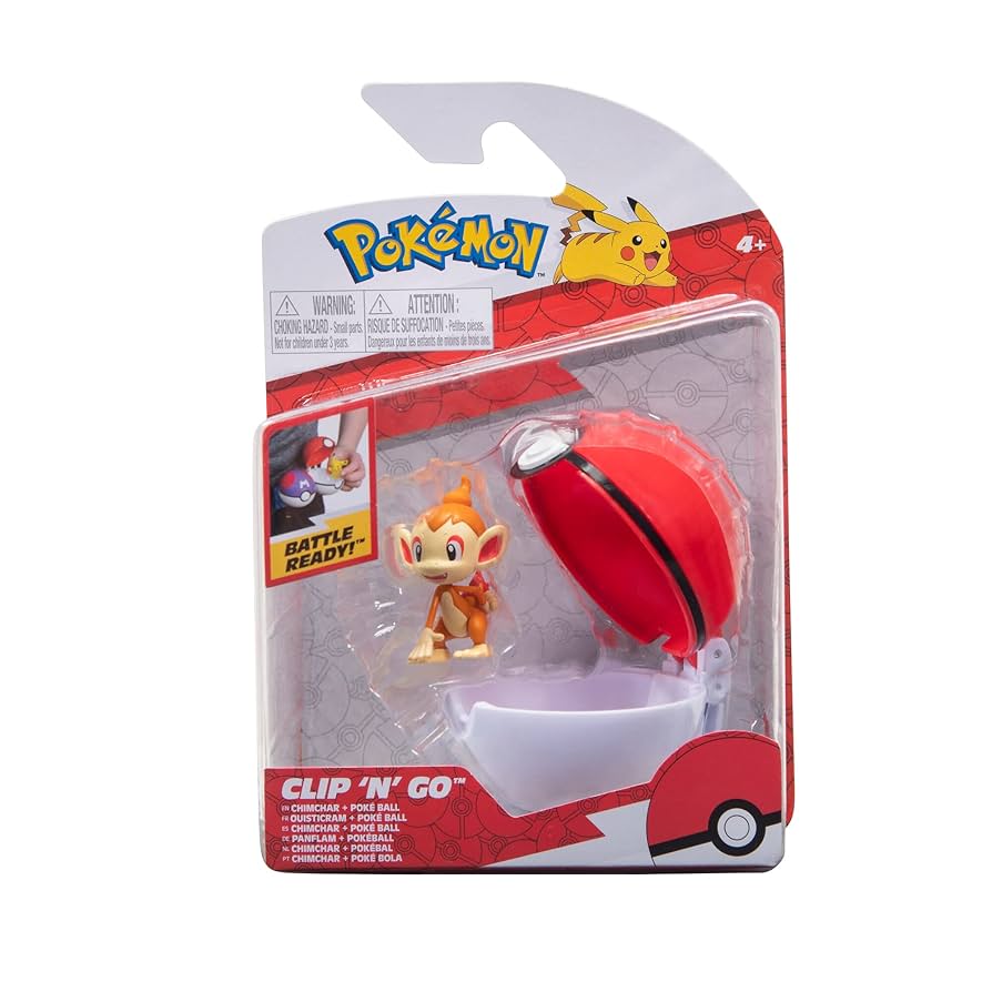 Pokemon: Clip 'N' Go Figure - Chimchar (Repeat Ball) | Eastridge Sports Cards