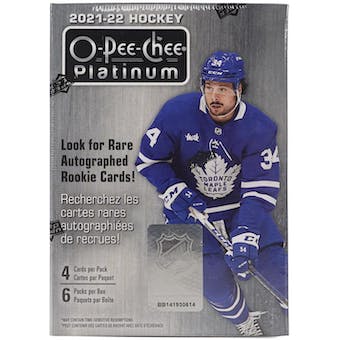 2021-22 Upper Deck O-Pee-Chee Platinum Blaster Box