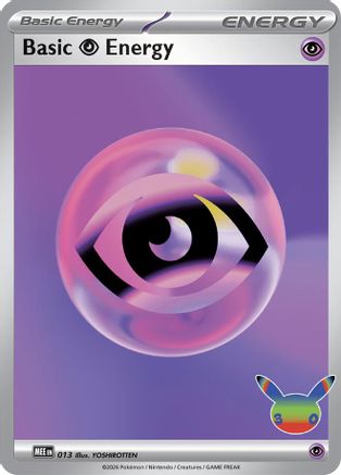 Basic Psychic Energy (30th Celebration) (013) Holofoil [MEE Mega Evolution Energies] - Futuristic Rare