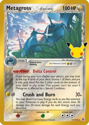 Metagross (Delta Species) (011) Holofoil [ME 30th Celebration Classic Collection] - Classic Collection