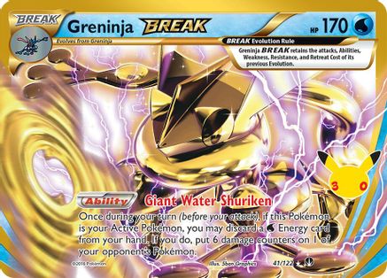 Greninja BREAK (041) Holofoil [ME 30th Celebration Classic Collection] - Classic Collection