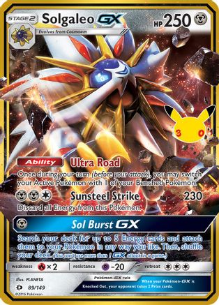 Solgaleo GX (089) Holofoil [ME 30th Celebration Classic Collection] - Classic Collection