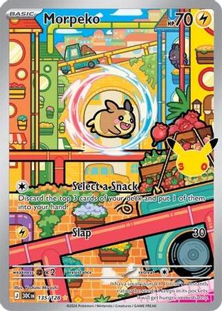 Morpeko (135/128) Holofoil [ME 30th Celebration] - Illustration Rare