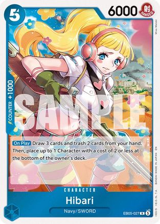 Hibari (EB05-027) - Extra Booster: One Piece Heroine's Edition Vol. 2 Foil