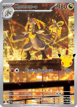 Kommo-o (143/128) Holofoil [ME 30th Celebration] - Illustration Rare