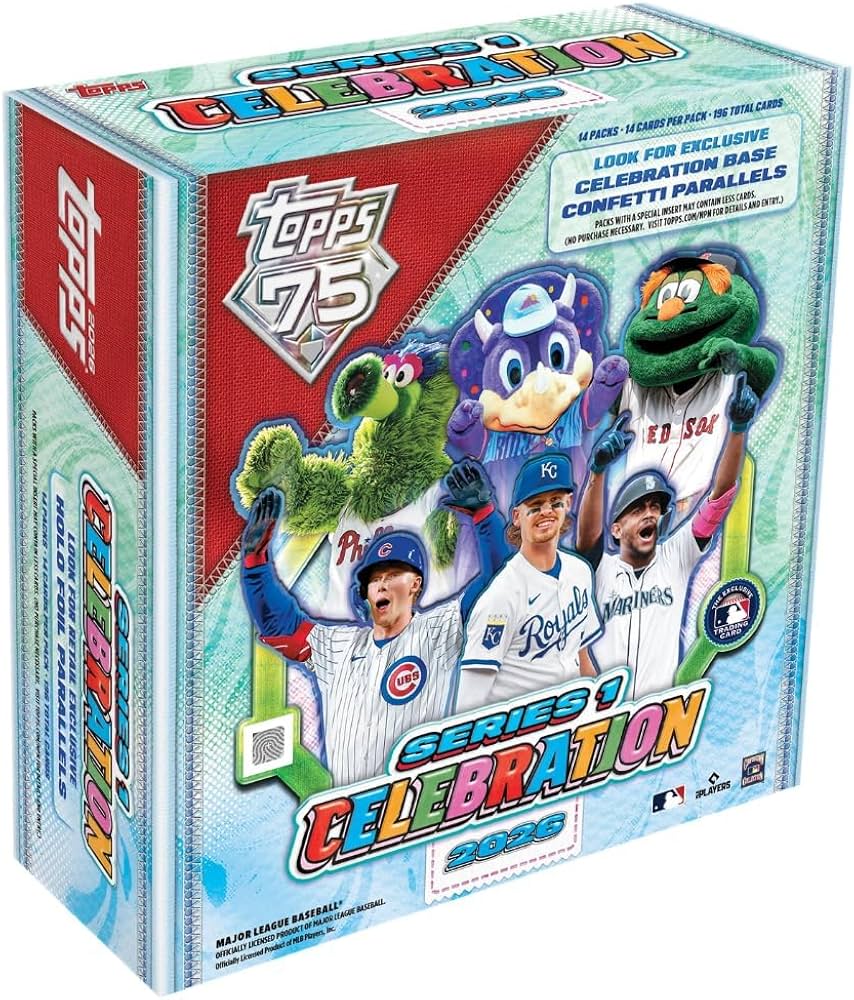 2026 Topps Baseball Series 1 Celebration Mega Box