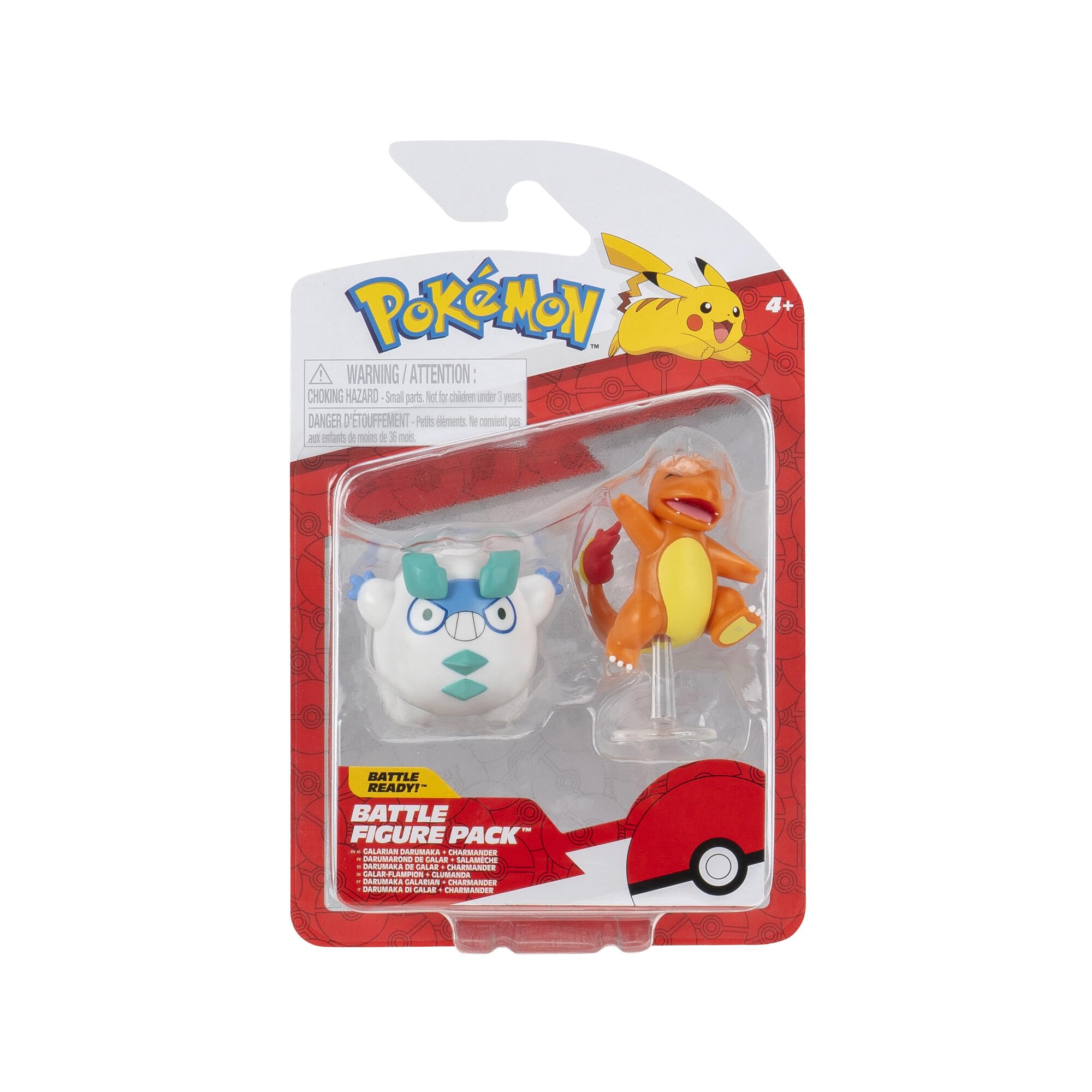Pokemon: Battle Figure - Galarian Darumaka & Charmander | Eastridge Sports Cards