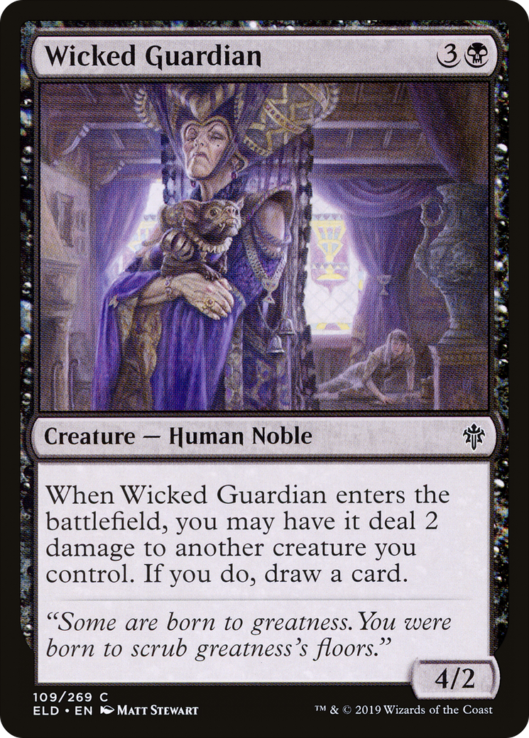 Wicked Guardian (ELD-109) - Throne of Eldraine Foil