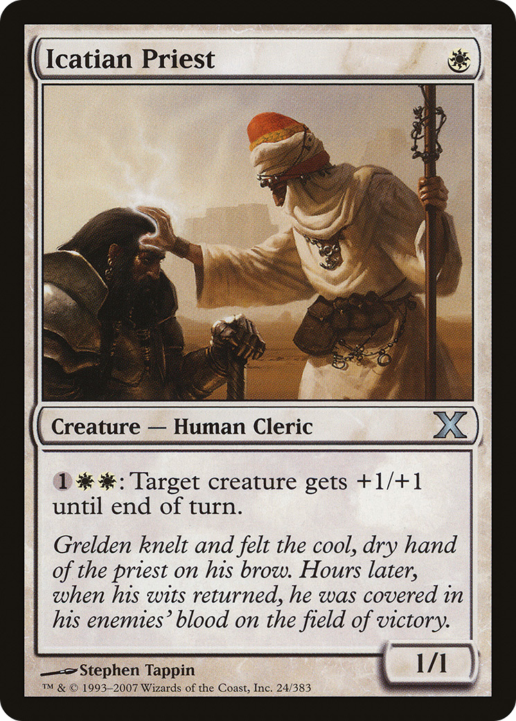 Icatian Priest (10E-024) - Tenth Edition