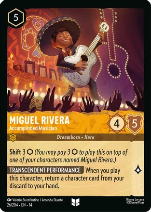 Miguel Rivera - Accomplished Musician (26/204) - Hyperia City Cold Foil
