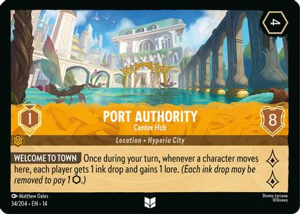 Port Authority - Center Hub (34/204) - Hyperia City Cold Foil