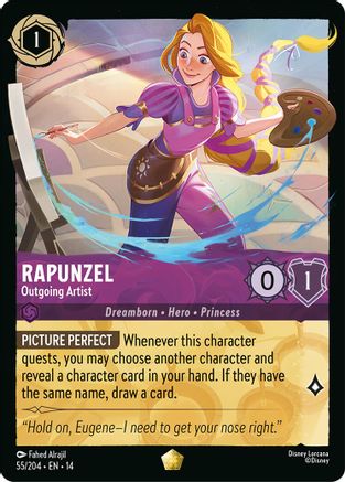 Rapunzel - Outgoing Artist (55/204) - Hyperia City