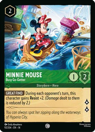 Minnie Mouse - Busy Go-Getter (92/204) - Hyperia City