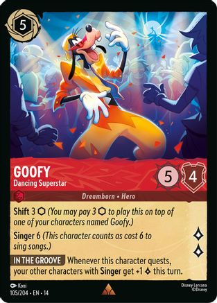 Goofy - Dancing Superstar (105/204) - Hyperia City