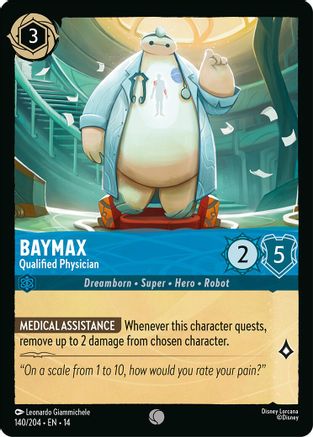 Baymax - Qualified Physician (140/204) - Hyperia City Cold Foil