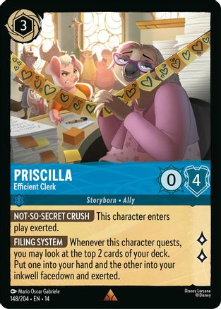 Priscilla - Efficient Clerk (148/204) - Hyperia City