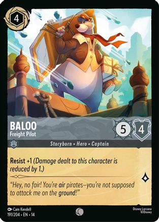 Baloo - Freight Pilot (191/204) - Hyperia City Cold Foil