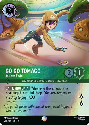 Go Go Tomago - Extreme Tester (Epic) (211/204) - Hyperia City Holofoil